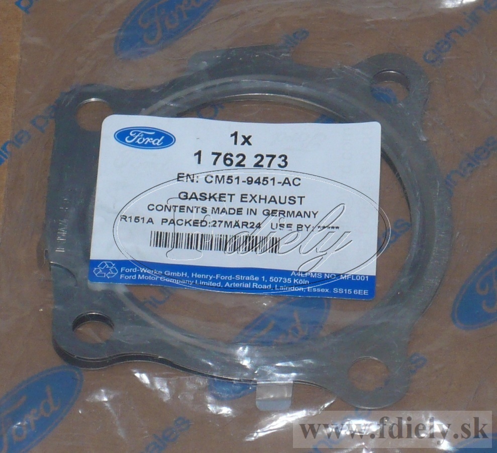 Tesnenie výfuku pred katalyzátorom - FORD | Motor |Fdiely.sk ...