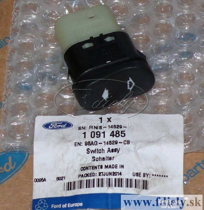 Spínač elektrického ovládania okien - FORD