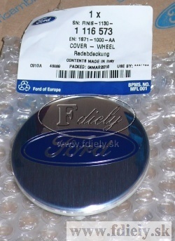 Puklička hliníkového disku mondeo 62,5mm - FORD