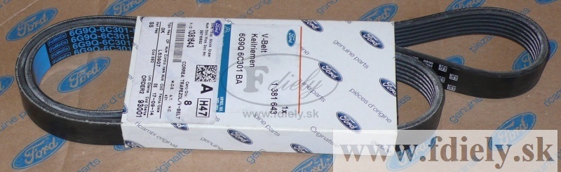 Klinový remeň Smax, Galaxy 2.0L TDCi