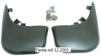Zásterky zadné, Fiesta od 12.2001 - FORD