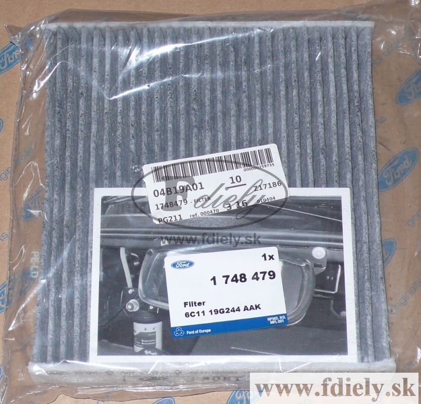 Filter peľový s aktívnym uhlím Tra od 2006 - FORD