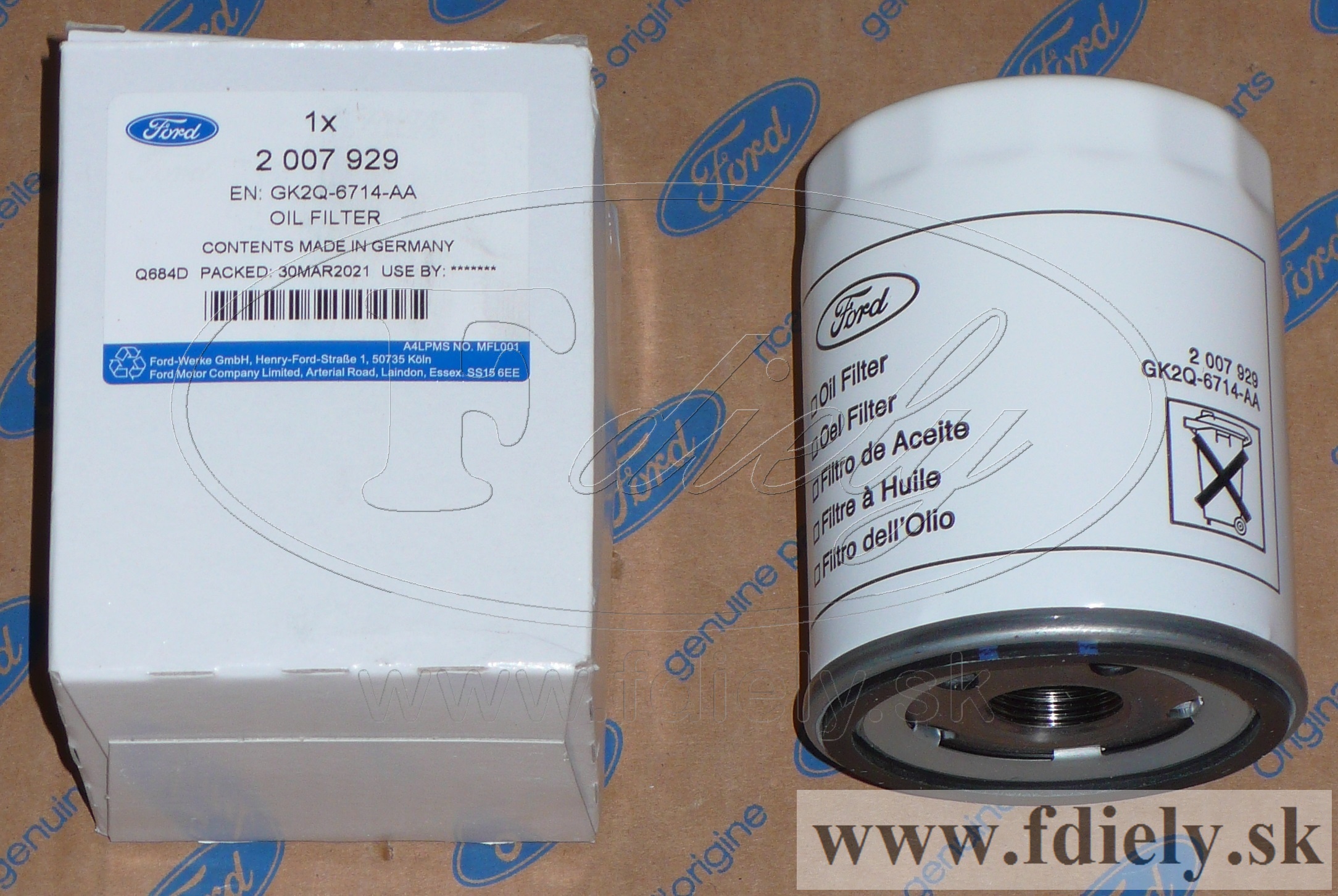 Filter oleja Transit 2.0 TDCi Panther EcoBlue FORD