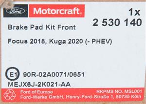 Brzdové platničky predné Focus mk4, Kuga mk3 -FORD