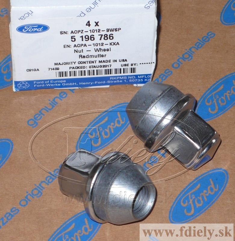 Matica hliníkového kolesa M14x1.5 Transit/Custom